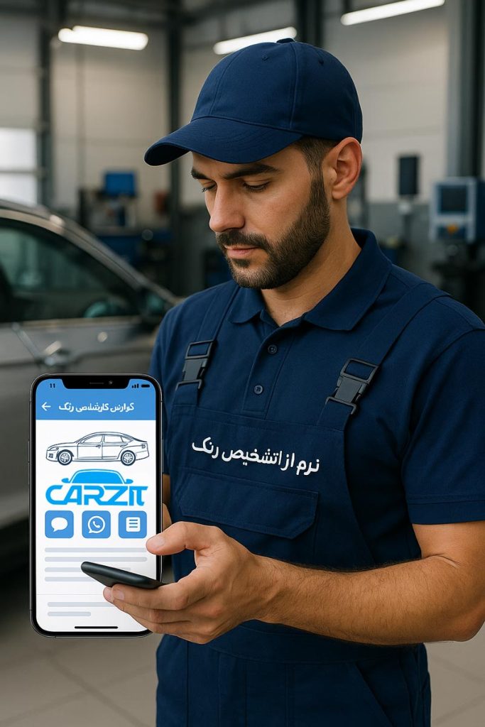 نرم افزار تشخیص رنگ خودرو | تحول دیجیتال در کارشناسی خودرو